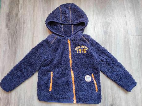 Chlapecká fleecová mikina s kapucí vel. 98/104, lupilu,104