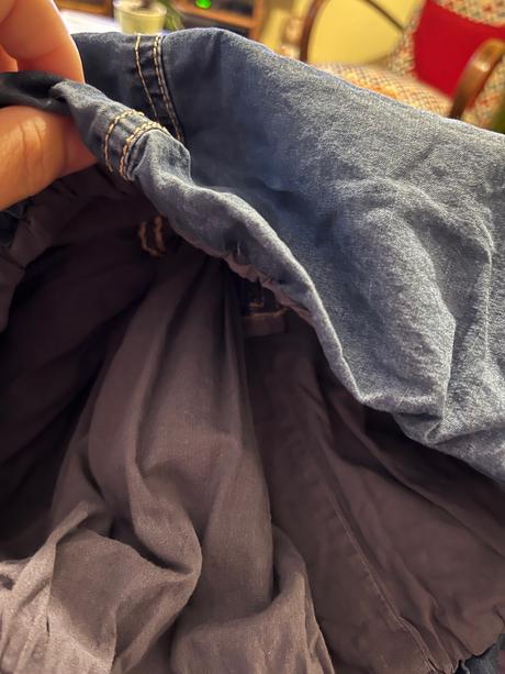 Balónková džínová sukýnka pomp de lux, pompdelux,122