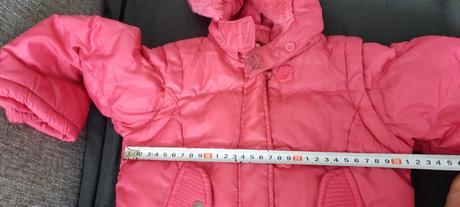 Dívčí teplejší bunda vel. 12-18měs (86cm), 86