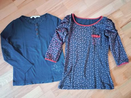 Dvě bavlněné trička, 134