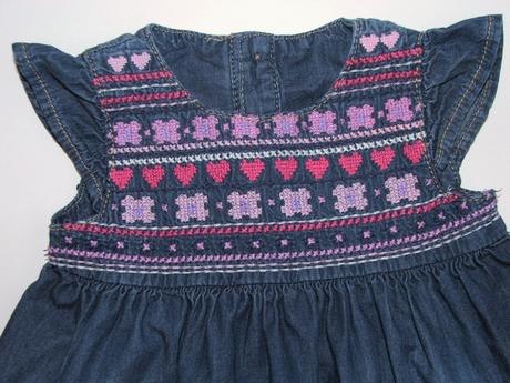 P697 riflové šaty vel. 68, f&f,68