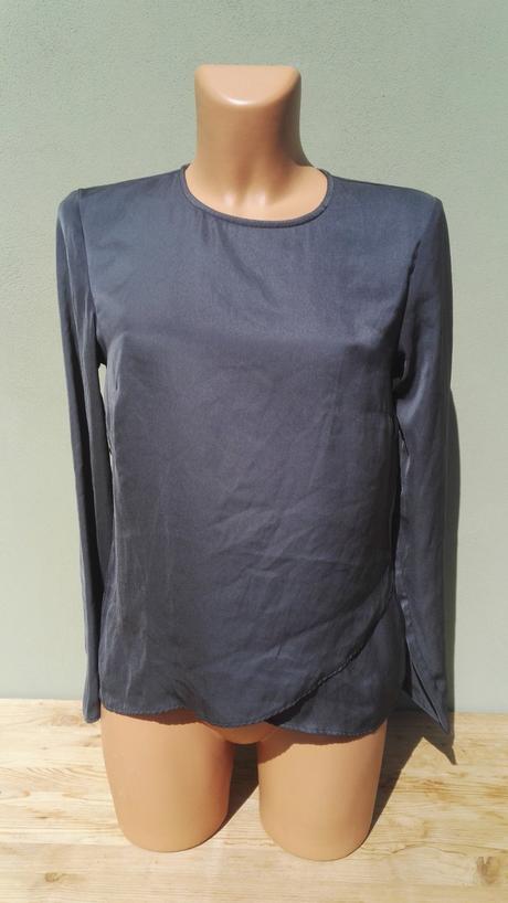 Lehká šedá halenka blůzka h&m - vel.34, h&m,34
