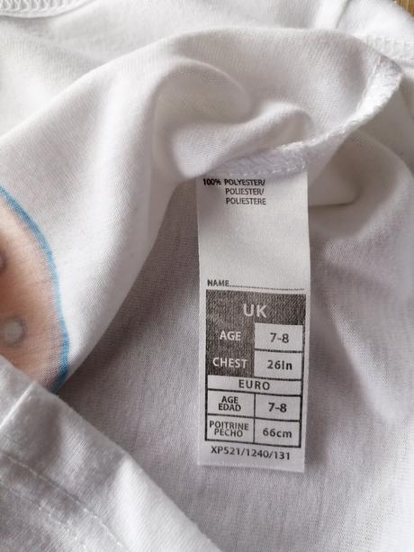 Bílé tričko s dr. plyšákovou vel. 128, 128