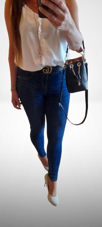 Arkitect modré džegíny, 38