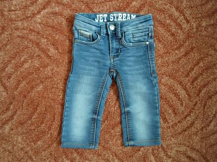 Modré kalhoty rifle džíny 3/4 kraťasy elasten, dopodopo,98