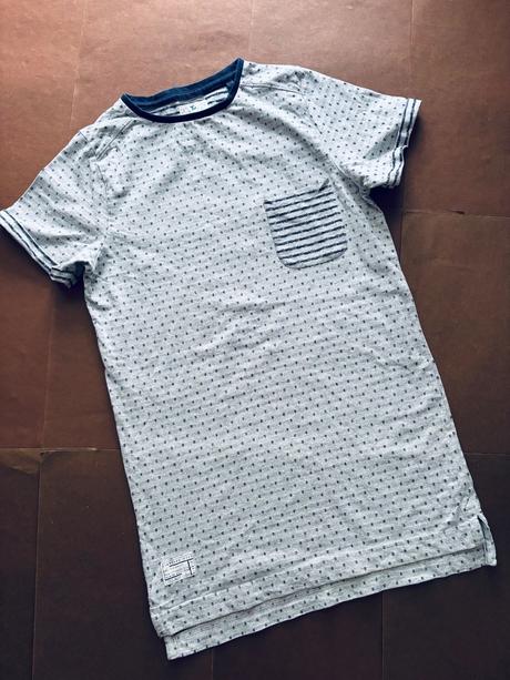 Triko šedé s tečky - v. 12 let, tu,152