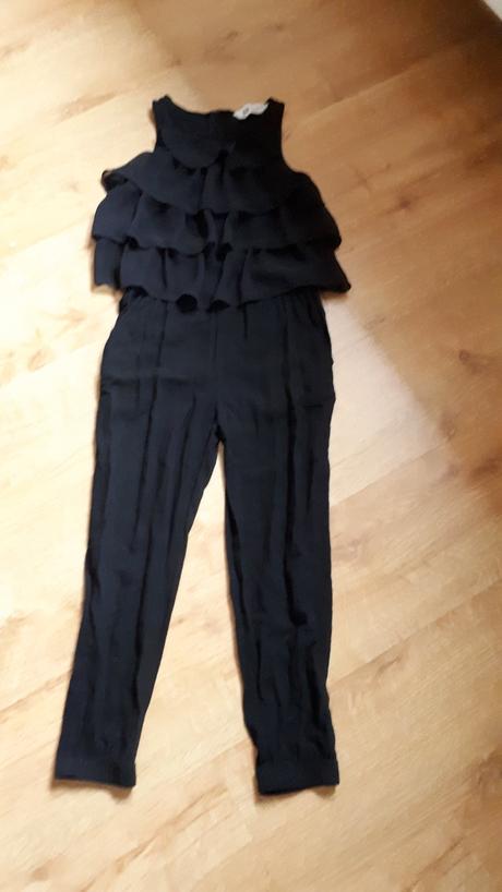 Pěkný dívčí kalhotový overal, h&m,134