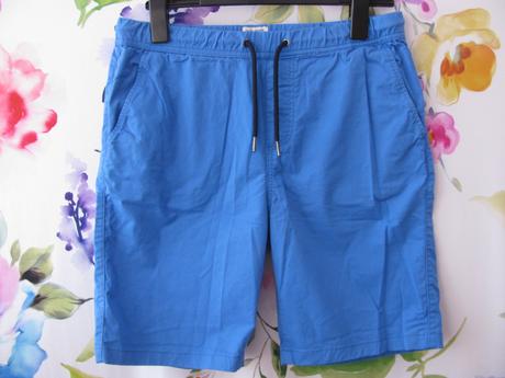 Bavlněné elastické modré kraťasy, tcm,m