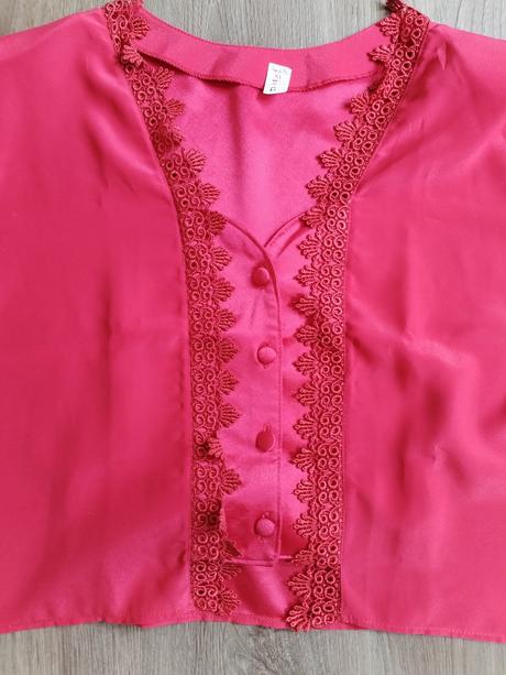 Slušivá červená xl halenka, xl