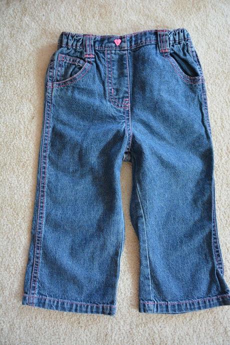 Kalhoty - rifle a džíny 12-18m, next,86