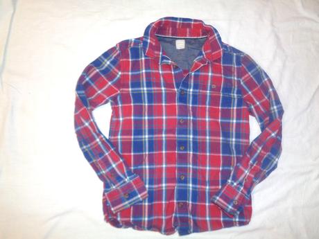 Krásná červenomodrá káro košile, john lewis,152