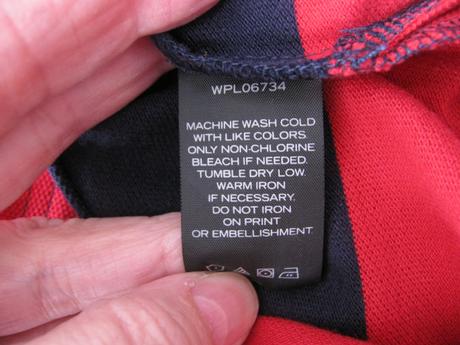 Chlapecké červeno modré polo tričko nautica, 116