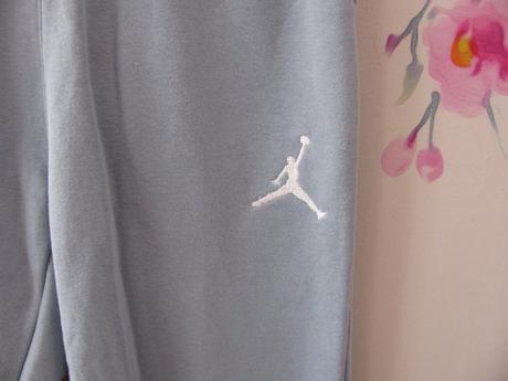 Bavlněné světle modré tepláky jordan, air jordan,134