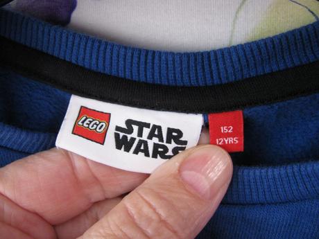 Chlapecká bavlněná mikina lego star wars, lego,152