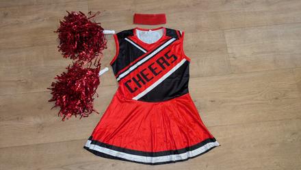 Ka03  karnevalový kostým roztleskávačka vel. m, 40, 