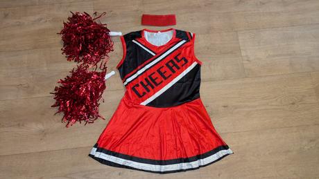 Ka03  karnevalový kostým roztleskávačka vel. m, 40, 