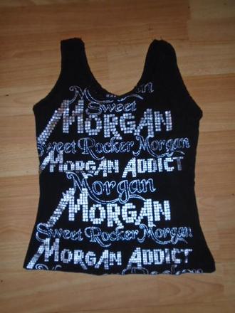 Tričko stříbrný nápis  vel s, s