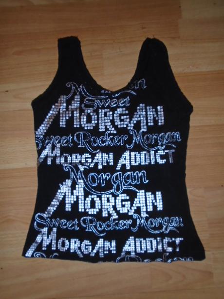 Tričko stříbrný nápis  vel s, s