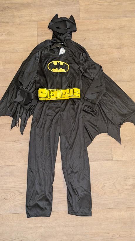 K347 karnevalový kostým batman vel. 5 - 7 let,