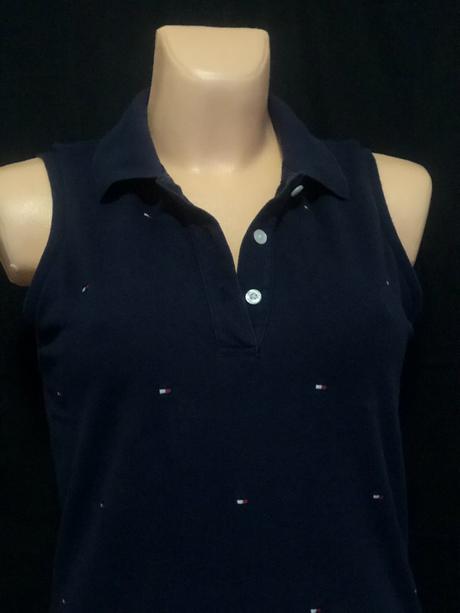 Modrá dámská polokošile, tommy hilfiger,38