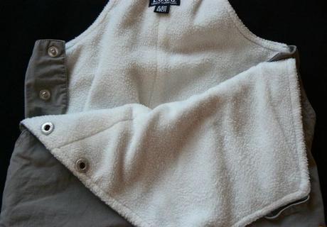 Lacláče podšité/vyteplené fleece, h&m,68