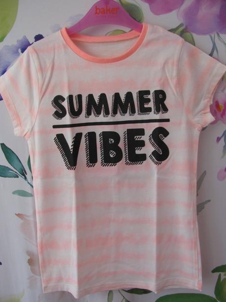 Krásné barevné bavlněné letní tričko, george,134