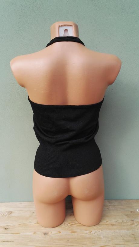 Třpytivý svetříkový top za krk only - vel.m, only,m