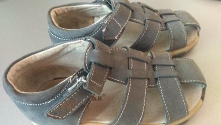 Super gear v. 27 kožené sandály, super gear,27