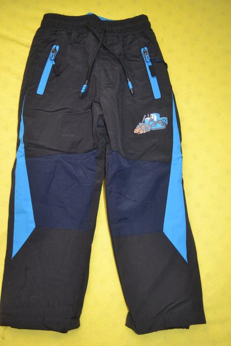 Oteplené kalhoty šusťákové s fleece uvnitř,98, 98