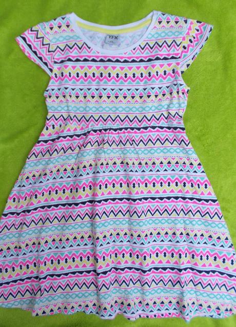 Letní neon šaty, 128