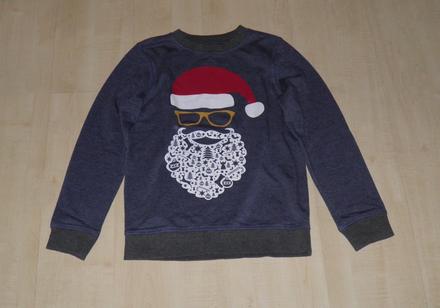 Top stav - vánoční mikina - vel.146, 146