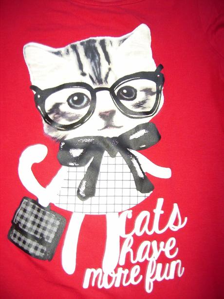 Triko holčičí kočičí vel.98/104, h&m,98