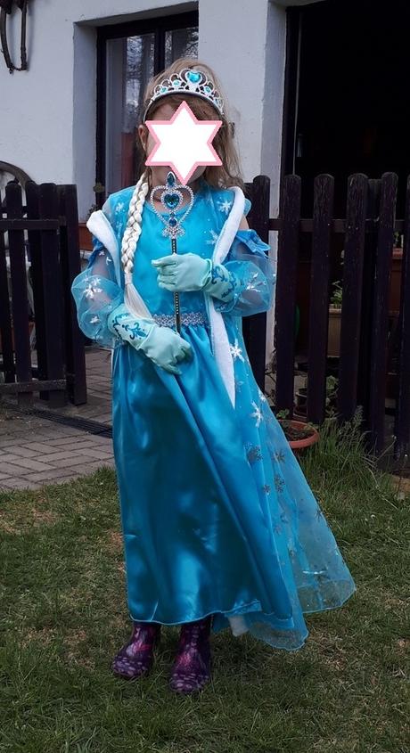 Frozen - ledové království, elsa kostým s doplňky,