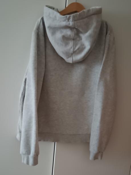 Krásná bavlněná šedá mikina, sinsay,s