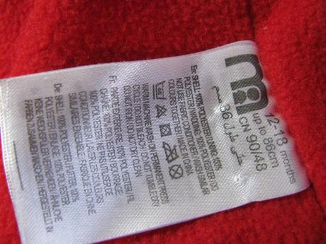 Krásná modrá chlapecká prošívaná vesta, mothercare,86