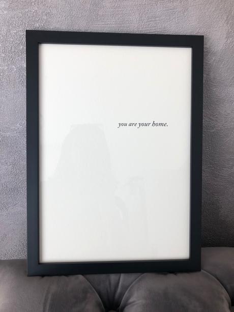 Nové obraz rám umělec.autor.tisk you are your home,
