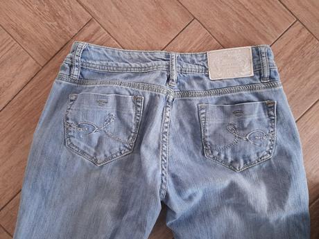 Světle modré rifle vel. 36, 36