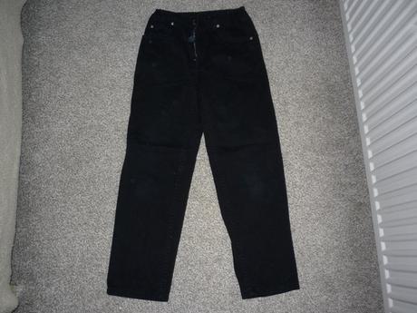 Černé džíny, rifle zn c&a, vel 146, c&a,146