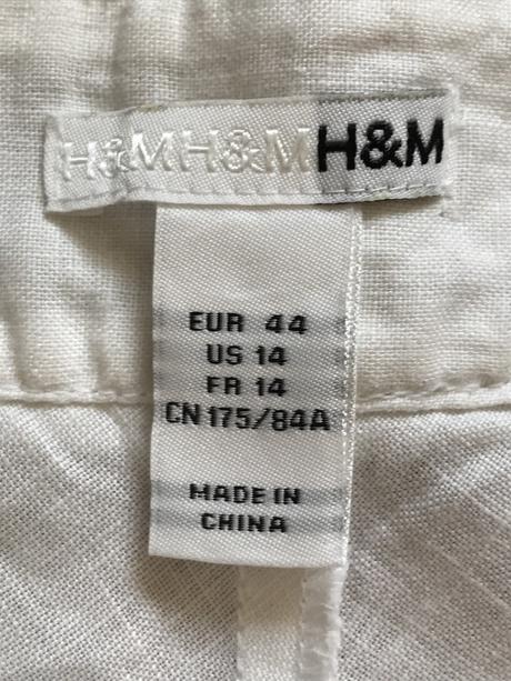 Dámská lněná sukně, h&m,44