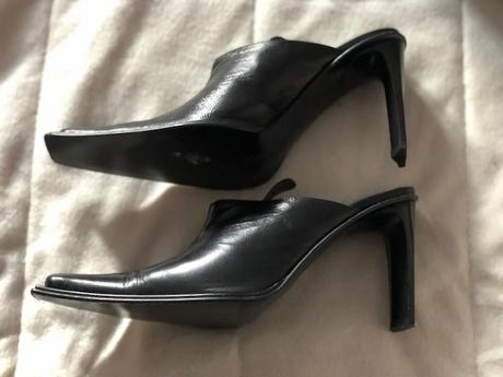 Extra vysoke cerne celo kozene boty bata 37, baťa,37