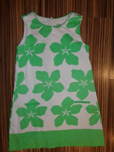 Luxusní bílé šaty se zelenými květy, zara,152