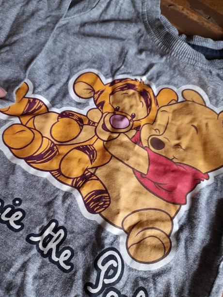 Tričko pů, dlouhý rukáv šedé vel 74, disney,74