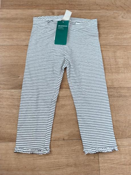 Proužkované legíny, h&m,122