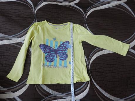 Triko dlouhý rukáv motýl, lupilu,116