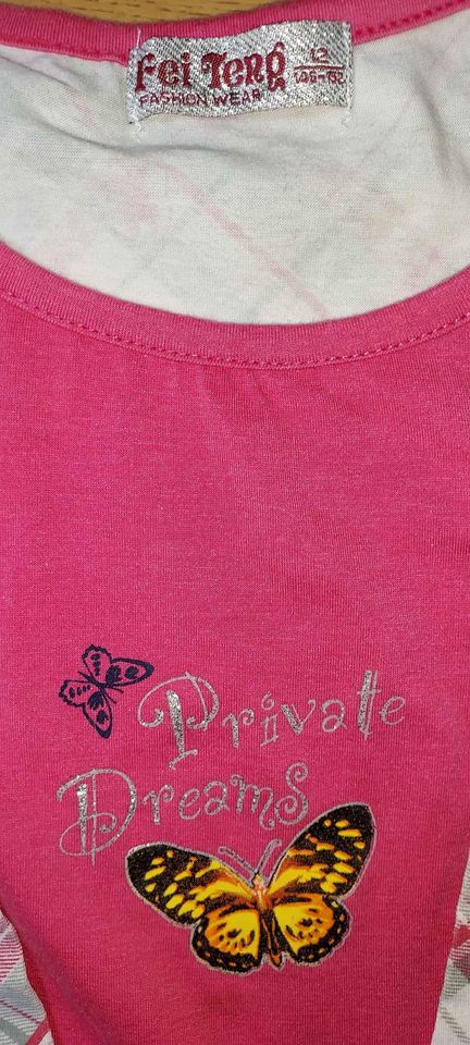 3x dívčí tričko vel 140-152, 140