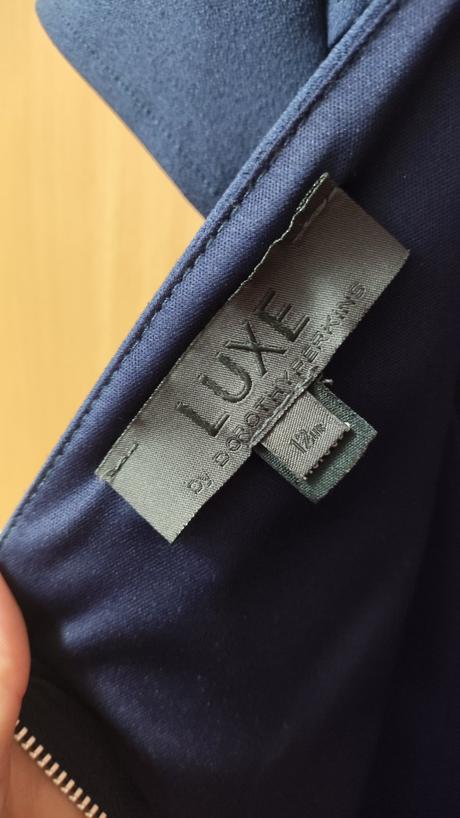 Společenské šaty luxe by dorothy perkins tm. modré, dorothy perkins,40