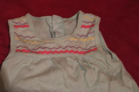 Dívčí letní overal vlnky, květy, ptáček, strom, f&f,62