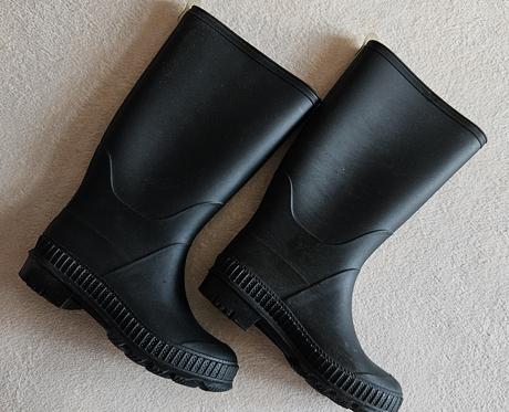 Dětské černé gumáky, gumáčky, holinky, vel.30, f&f, f&f,30