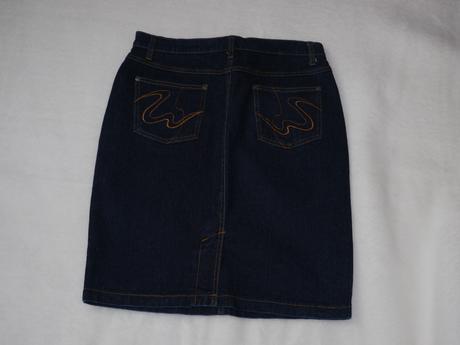 Tmave modra dzinova sukne, bonprix,40