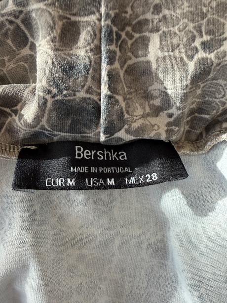 Teply kabat s koziskem oasis s + tricko bershka m, s